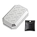 Push Sliding Card, ADHD Sliding Toy, Aluminum Alloy Detachable Anxiety Relief with PU Leather Bag for PDD