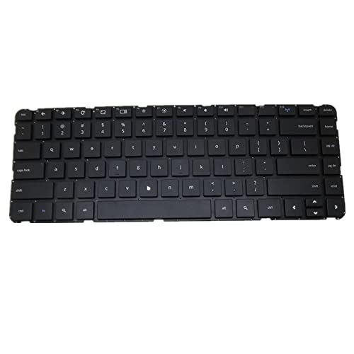 Teclado HP Pavilion Sleekbook 14-f000 para reparar teclas gastadas negro US