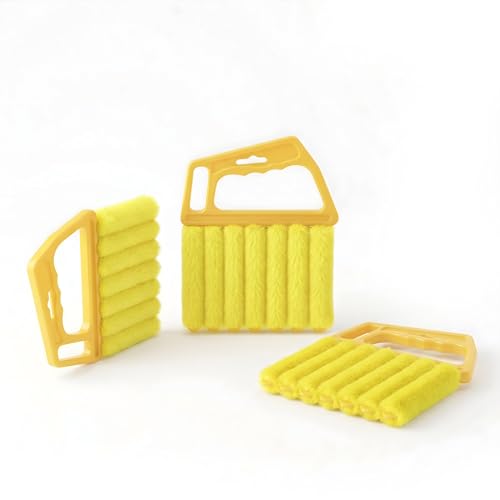Blind Cleaner Duster Tool - 3 Pcs 7 Fingers Anti-Shedding Window Blind Cleaner Tool, with...