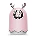 dla dorosłych Nawilżacz małego nawilżacza powietrza zimna mgła mini nawilżacz 30 0ML, USB. Osobisty nawilżacz do sypialni, podróży, biura (Color : Pink)