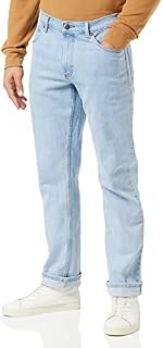 Wrangler Męskie dżinsy Greensboro Regular Fit spodnie jeansowe Denim Stretch bawełna niebieskie czarne W30-W44