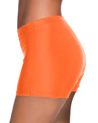 Image of Yonique Womens Swim Shorts Solid Tankini Bottoms Swimsuit Bottoms(Available in Plus)
