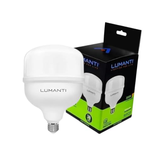 Lâmpada Bulbo Led Alta Potência 50w E27 Bivolt Branco Quente LUMANTI
