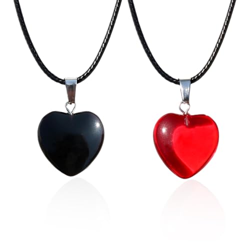 DHSBGWSX Collar de clavícula en forma de corazón, 2 unidades,...