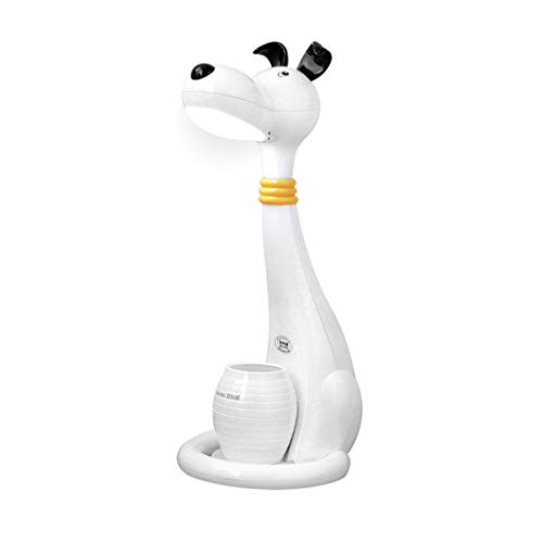 Preisvergleich Produktbild LED Schreibtischlampe LED-Schreibtischlampe Studenten lernbar Tischlampe, Cute Puppy kreativen Touch Dimming Tischlampe Schlafzimmer Nachttischlampe Augenfreundliche Tischlampe
