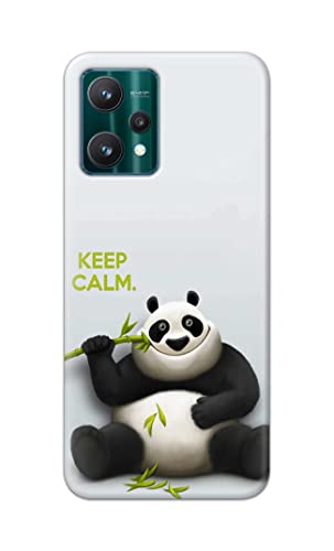Image of PRINTFIDAA� Printed Hard Back Cover Case for Realme 9 Pro 5G Back Cover (Cartoon Panda) -2808