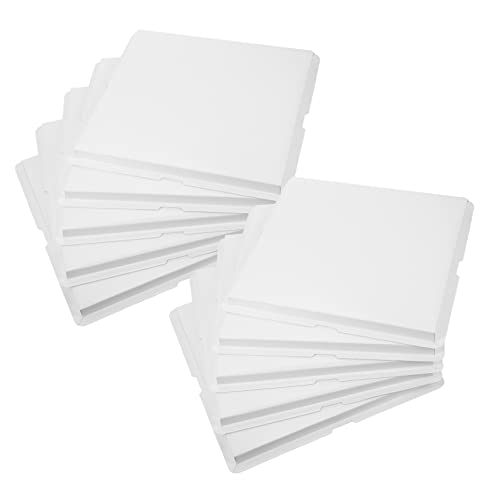 OFFSCH 10pc Cake Base Square A3 Plain Paper Pad Cake Display Trays Dinner Plate Table Plate for Bakeries Parties (8 Inches)