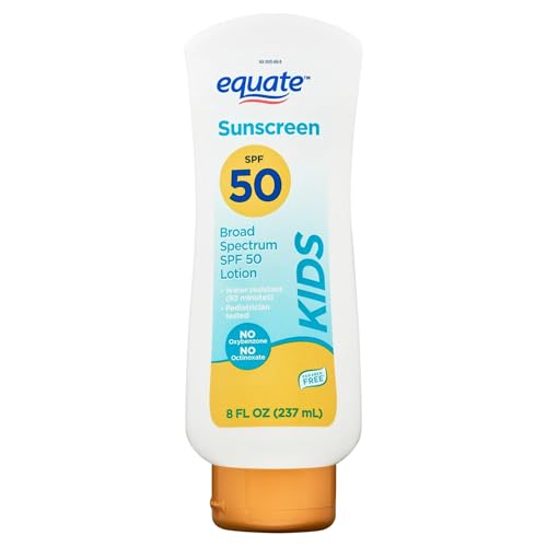 Generic Equate Sunscreen Equate Kids Broad Spectrum Sunscreen Lotion, SPF 50, 8 fl oz