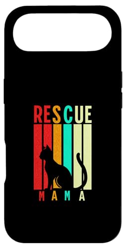 Rescue Mama apparel Cat Rescue Mom Gift Cat Lover Adopt Cat �X�}�z�P�[�X iPhone Air �p