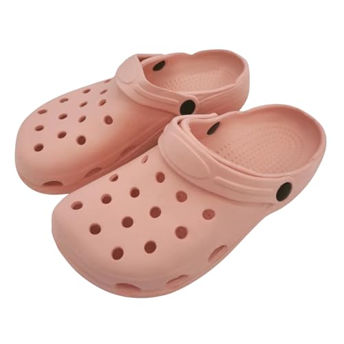 SUNSEA Zuecos Básicos en Goma EVA Ultraligero para Mujer (Rosa, Sistema Tallas Calzado EU, Adulto, Números, Mediano, 39)