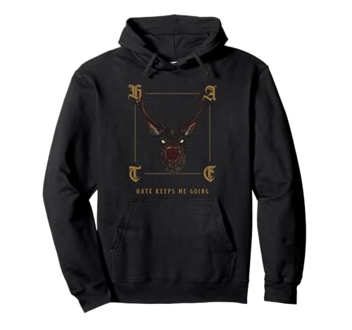 Hate Keep Me Going (Deer Graphic) �p�[�J�[