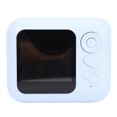 FAUOSWUK Fotocamera Istantanea con Stampa Termica Fotocamera con Zoom Digitale HD da 48 MP per Appassionati di Fotografia Adulti ABS, Silicone (Blu)