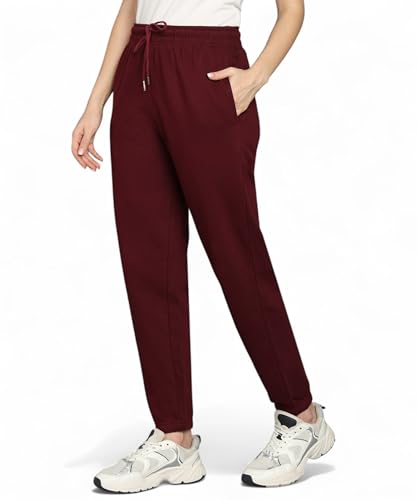 Image of Alan Jones Clothing Women's Regular Fit Mid Rise Fleece Jogger Regular Pants Winterwear