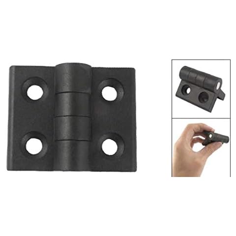 DULALA Hinges Door Hinges Black Plastic Reinforced Countersunk Hole Bearing Hinge Cover