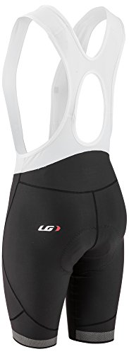 Louis Garneau, Men\'s CB Neo Power Padded, Sleeveless Cycling Bib Shorts, Black/White, Small