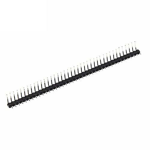 100pcs 1x40 Pin 2.54 mm Single Needle Curved Needle 90 Degrees Row Needles 140mm