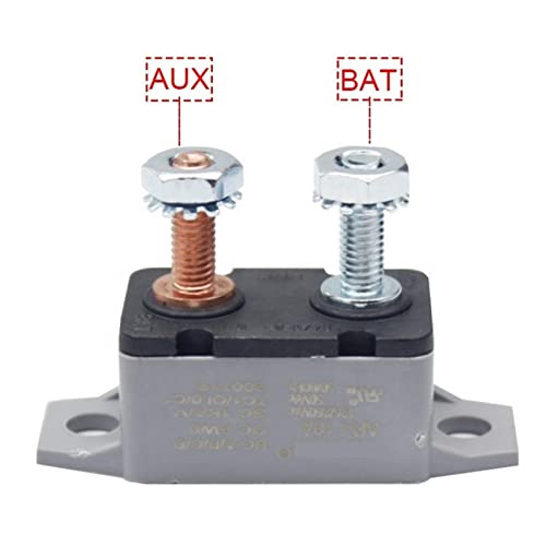Disyuntor 12V 24V de 50A automotriz con perno térmico autorearmable 3