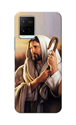 Image of PRINTFIDAA Catholic Image of Jesus Christ from Slovakia Hard Back Cover for Vivo Y21 (2021) / Y33S Back Cover -(P6) KAT1003