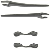 Oakley unisex adult Aoo9144kt Half Jacket 2.0 Ear Sock and Nose Pad Accessory Kit, Black, One Size US