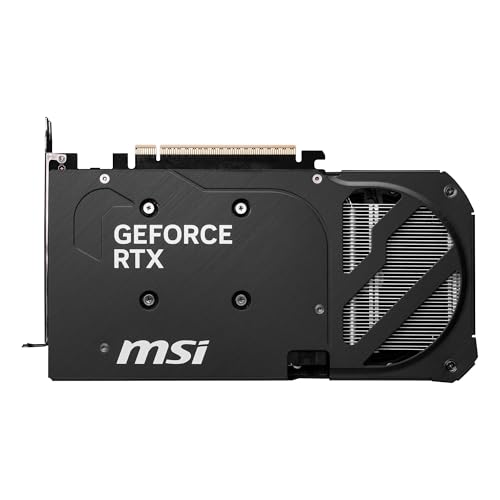 Image of MSI GeForce RTX 5060 Ti 16G Shadow 2X OC Plus Graphic Card - NVIDIA GeForce RTX 5060 Ti GPU, 16GB GDDR7 128-bit Memory, 28 Gbps, PCI Express Gen 5 x16 Interface, Upto 2602 MHz, STORMFORCE Fan