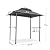 TREATLIFE HOME Outdoor Grill Shelter: 8x5 ft Gazebo with Double-Tiered Canopy, Sturdy Frame for Enhanced Outdoor Cooking