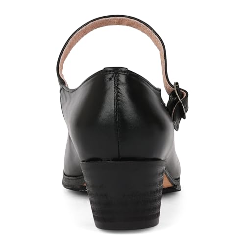 Colonial 325 Women's Folklorico Flamenco Dance Shoes with Nails, Leather, 5cm Heel3