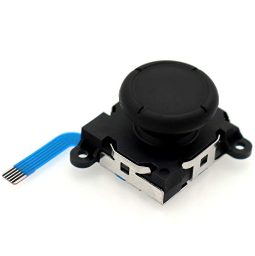 Deal4GO (3rd Generation) Joy-con Analog Joystick ThumbStick Button Module for Nintendo Switch Controller Sticks Replacement (Black)