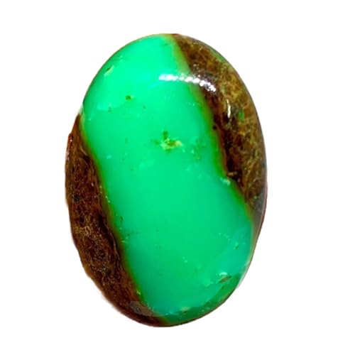Pierre gemme fabrication de bijoux en chrysoprase 31x21x7mm pour bague
