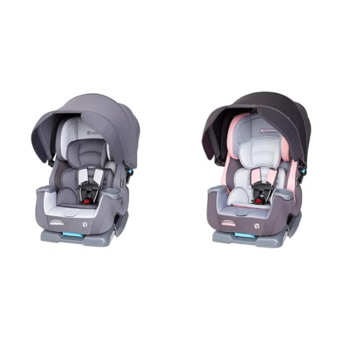 Baby Trend Cover Me 4 in 1 Convertible Car Seat Bundle, Vespa and Quartz Pink, 18.25 Inch