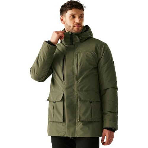 Regatta Mens Marron Waterproof Jacket Insulated Water Repellent Padded Winter Coat