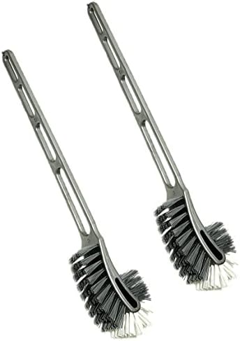 Gala Double Hockey Shape Toilet Cleaner Brush with Holder Stand, Toilet ...