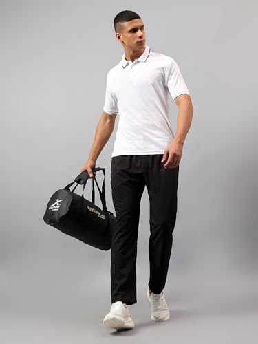 Image of Vector X Adults Mens Sports Wear Polyester Half Sleeves All Day Wear tee Shirt Polo T Shirt Detailing with Contrast Color Tipping on Sleeves & Collar for Casual Wear Regular Fit Tshirts