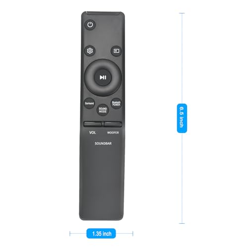 Image of AH59-02758A Replace Remote fit for Samsung Soundbar HW-M450 HW-M4500 HW-M4501 HW-M550 HW-M430 HW-M360 HW-M370 HW-M370 /ZA HW-M450 /ZA HW-M4500 /ZA HW-M4501 /ZA HW-M550 /ZA HW-M430 /ZA HW-M360 /ZA HW-MM55