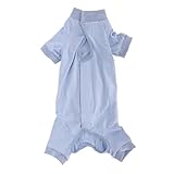 Katzenbody, Katzenbody Nach Op Erholungsanzug Kleidung Katzenbekleidung Hundeschlafanzüge Katzenanzug Nach der Anti-Leck-Anzug Chirurgischer Genesungsanzug für Katzen(S)