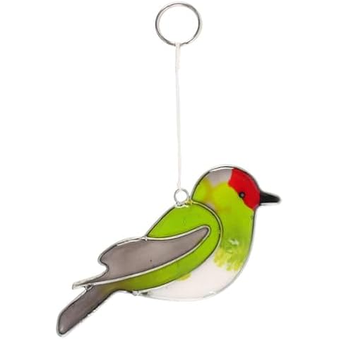 Jones Home & Gift Colourful Goldfinch Suncatcher Cover