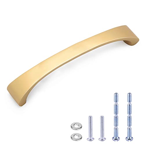 WEAVERBIRD Tirador dorado para puerta de armario (128 mm, 10 unidades) Cover