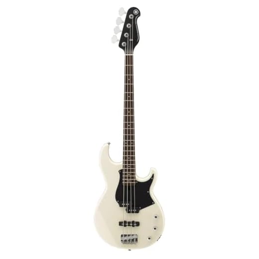 Yamaha BB234 BB-Series Bass Guitar, Vintage White