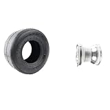Car Accessories Universal 5 Inch Rubber Tire with Aluminum Bearings Fit for Go-Kart, ATV, UTV, and(Style B)