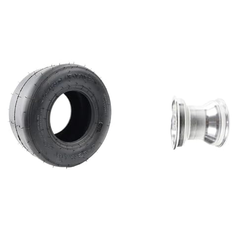 Car Accessories Universal 5 Inch Rubber Tire with Aluminum Bearings Fit for Go-Kart, ATV, UTV, and(Style B)