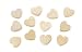 Darice Natural Unfinished Wood Craft Heart Cutout, 1/2-Inch