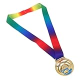 WOONEKY Metall-schwimm-Medaille mit Band für Sportwettkämpfe Leichte Langlebige Auszeichnung für Schwimmveranstaltungen -Verleihungsmedaille für Wettbewerbe und Ehrungen