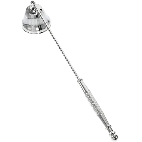 Beavorty Kerzenlöscher Kerzenlöscher mit Langem Griff Dochtflammenlöscher aus Edelstahl zum Sicheren Löschen Der Kerzenflamme Glaskerzen Kerzenliebhaber