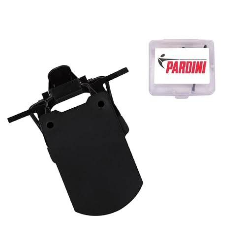 Image of Pardini Clip-On Blinder for Shooting & Archery - Italian Premium Eye Shield for Glasses, ISSF Compliant, Non-Reflective Matte Finish, Lightweight & Durable, Adjustable for Left or Right Eye [Black]