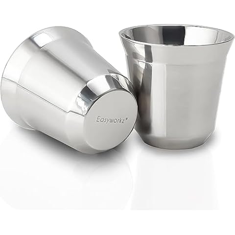 Tasses à expresso Easyworkz en acier inoxydable Cover