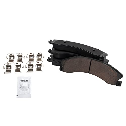 Image of TRQ Rear Brake Pad & Rotor Kit Compatible with 2011-2019 Chevrolet 2011-2019 GMC