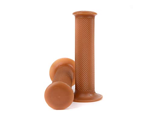 DOMINO Grips Orange Cafe Racer D.22 MM L.128 MM Closed miniatura 2