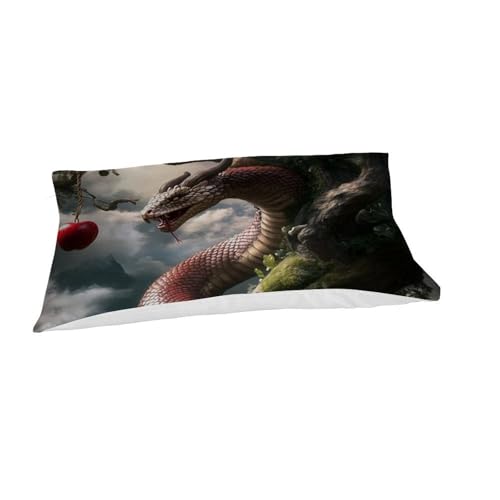 Housse de couette serpent python géant literie animaux 3D
