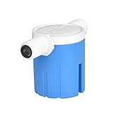 Control automático más estable y sensible sin electricidad. El flotador en la válvula se eleva y baja para controlar el flujo de agua desde la válvula, y se incluye una pantalla de filtro para filtrar impurezas en el agua.