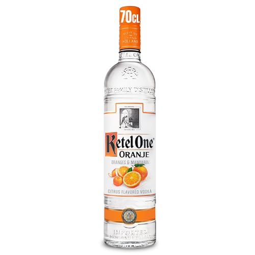 Ketel One Oranje Vodka | 40% vol | 70cl | Kettel One Vodka Infused with Essence of Orange | Crisp & Refreshing Taste | Flavoured Vodka for Mixed Drinks or in Cocktails