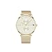 Produktbild Tommy Hilfiger Multi Zifferblatt Quarz Uhr für Damen mit Gelbgoldfarbenes Edelstahl-Mesh-Gliederarmband - 1781943